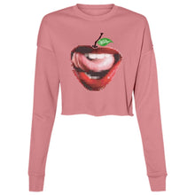 Load image into Gallery viewer, Bad Apple Ladies Cropped Crew
