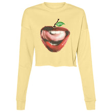 Load image into Gallery viewer, Bad Apple Ladies Cropped Crew
