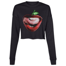 Load image into Gallery viewer, Bad Apple Ladies Cropped Crew
