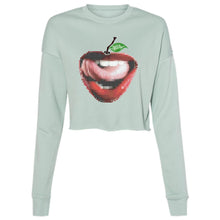 Load image into Gallery viewer, Bad Apple Ladies Cropped Crew
