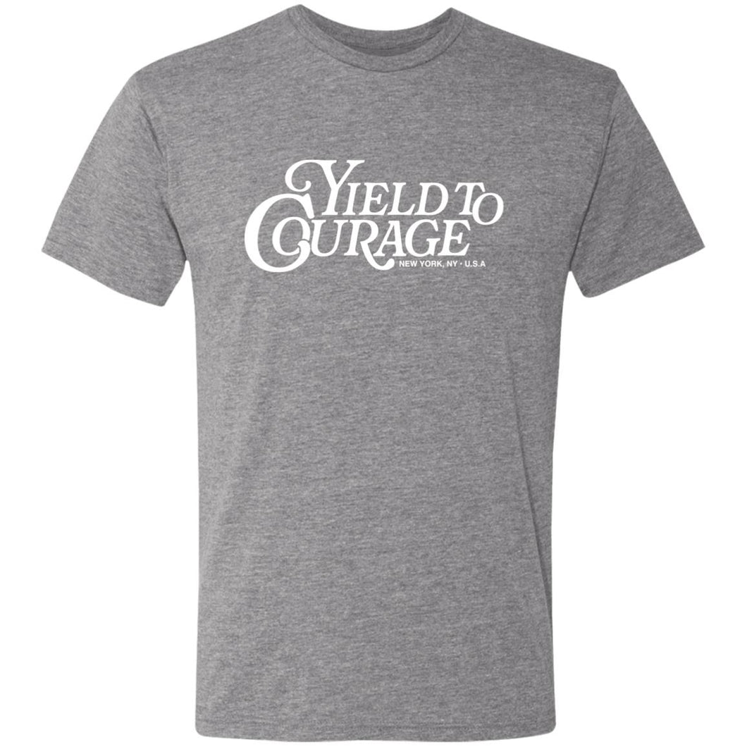 Yield To Courage Men's Triblend T-Shirt